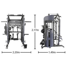 Cargar imagen en el visor de la galería, Rack Multifuncional Smith Power Gym RS1 120 kg - RS Fitness
