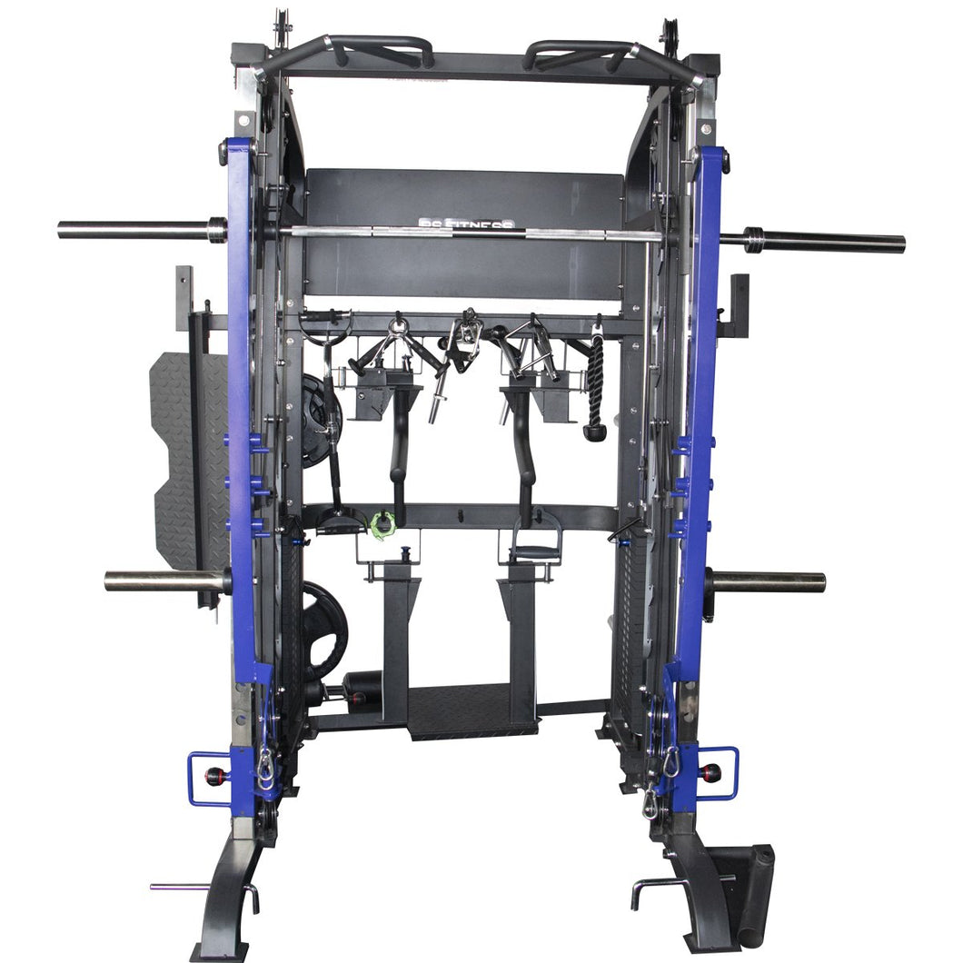 Rack Multifuncional Smith Power Gym RS1 80 kg - RS Fitness