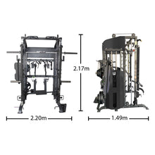 Cargar imagen en el visor de la galería, Rack Multifuncional Smith Power Gym RS1 80 kg - RS Fitness
